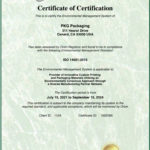 ISO 14001-Certificate